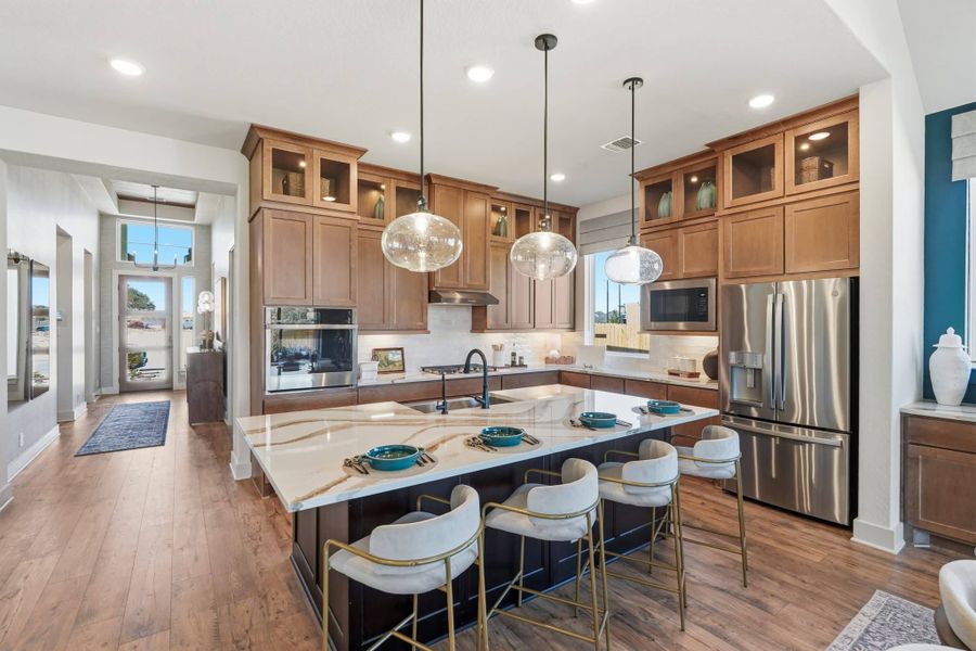 Representative furnished interior of a home built from the Lauren by Chesmar Homes in Alsatian Oaks, Castroville (Image 6).
