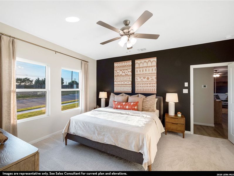 Furnished interior view inside a new home in Willow View, Converse (Image 4).