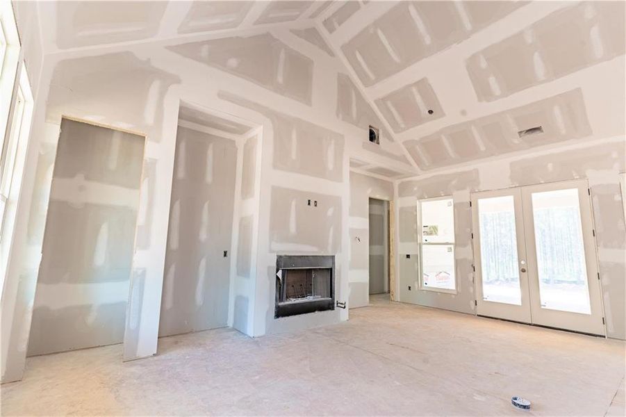 In-progress construction of a new home in , Monroe, GA (Image 17).