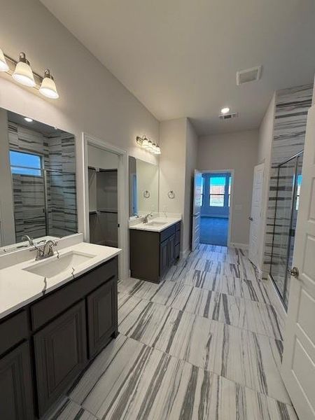 Furnished interior view inside a new home in Creekview Meadows, Celina (Image 3). Furnished interior view inside a new home in Creekview Meadows, Celina (Image 3).