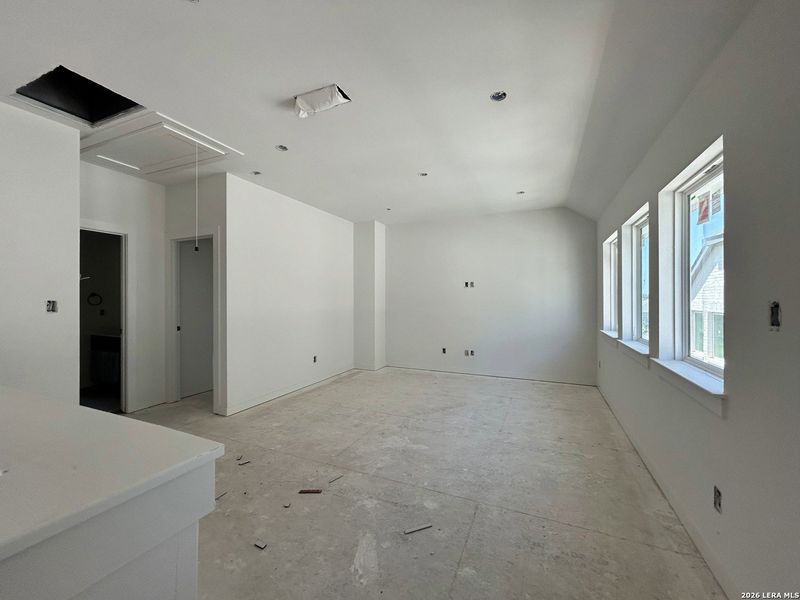 In-progress construction of a new home in Legacy at Lake Dunlap, New Braunfels, TX (Image 16).