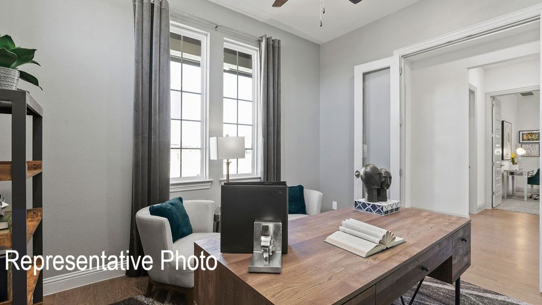 Furnished interior view inside a new home in Solterra Texas, Mesquite (Image 11).