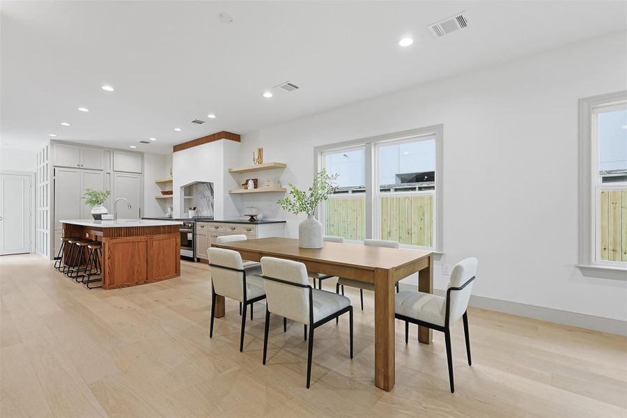 Furnished interior view inside a new home in , Houston (Image 6). Furnished interior view inside a new home in , Houston (Image 6).