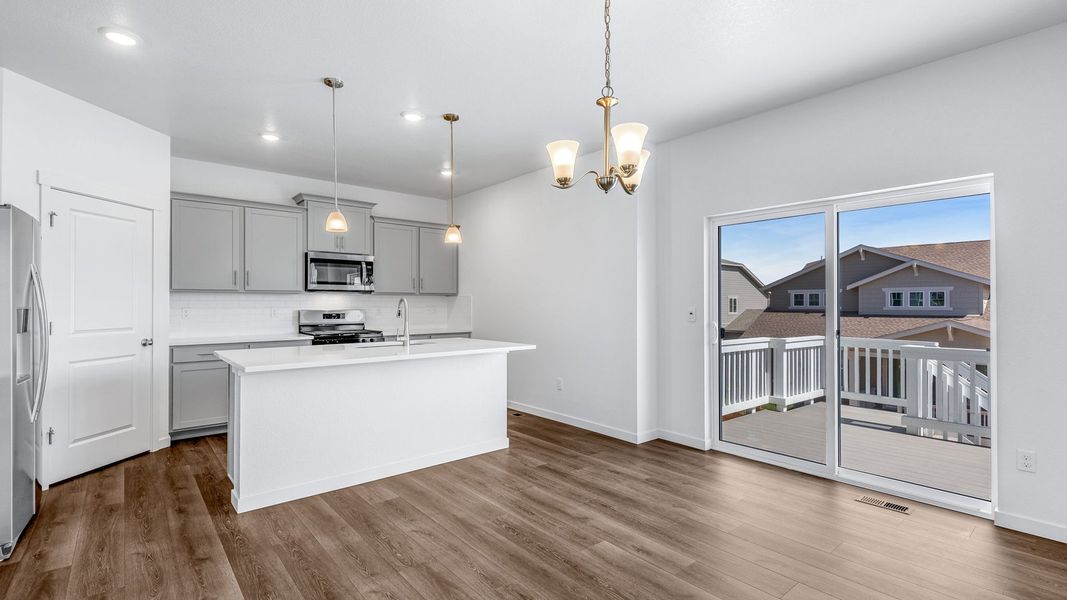 Furnished interior view inside a new home in Brighton Crossing, Brighton (Image 7).