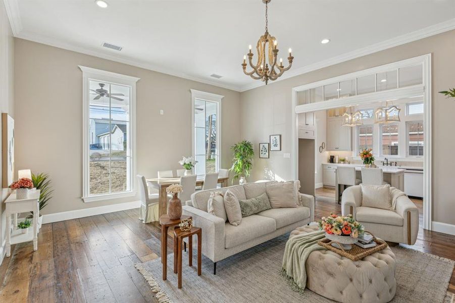 Furnished interior view inside a new home in , Rockwall (Image 5).