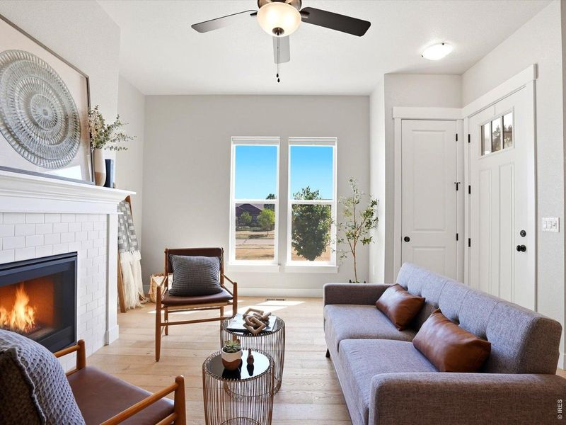 Furnished interior view inside a new home in , Windsor (Image 8).