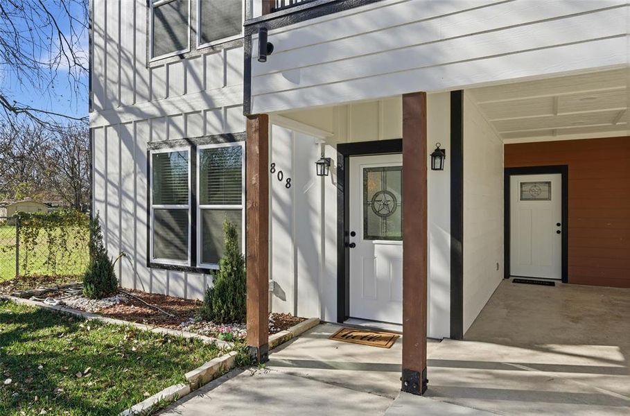 Entrance to property Entrance to property