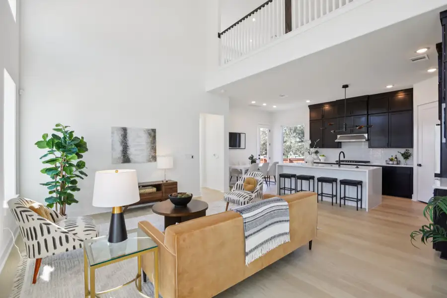 Furnished interior view inside a new home in Foxfield, Austin (Image 7).