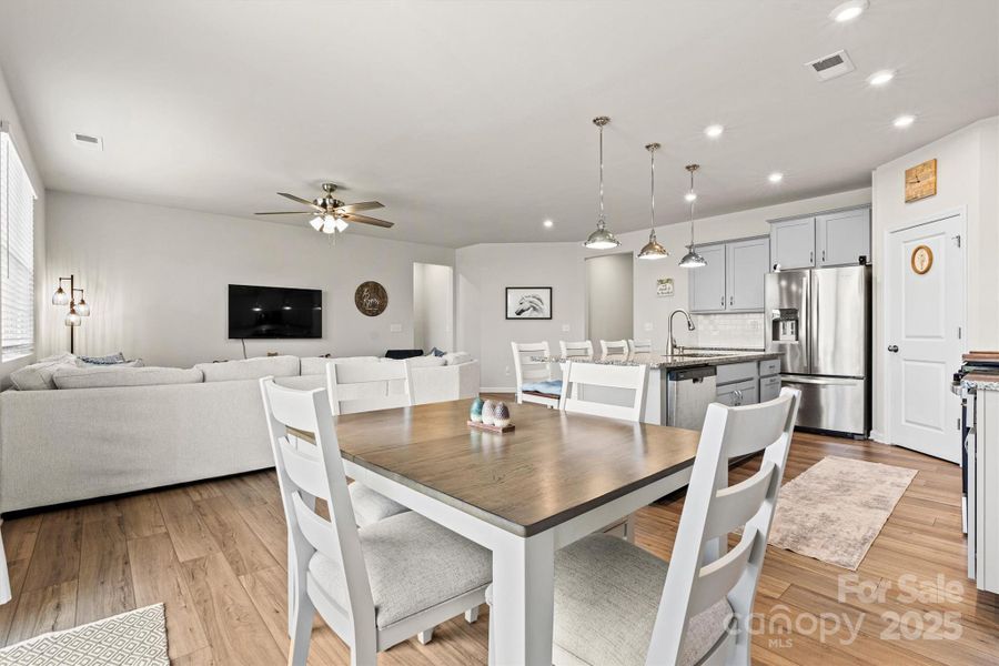Furnished interior view inside a new home in Waxhaw Landing, Monroe (Image 9).