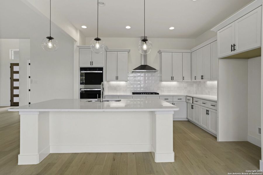 Furnished interior view inside a new home in , Fair Oaks Ranch (Image 4). Furnished interior view inside a new home in , Fair Oaks Ranch (Image 4).