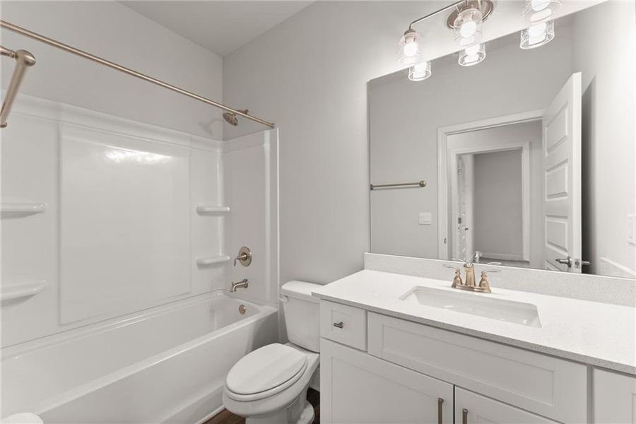 Furnished interior view inside a new home in Magnolia Villas, Cornelia (Image 11).