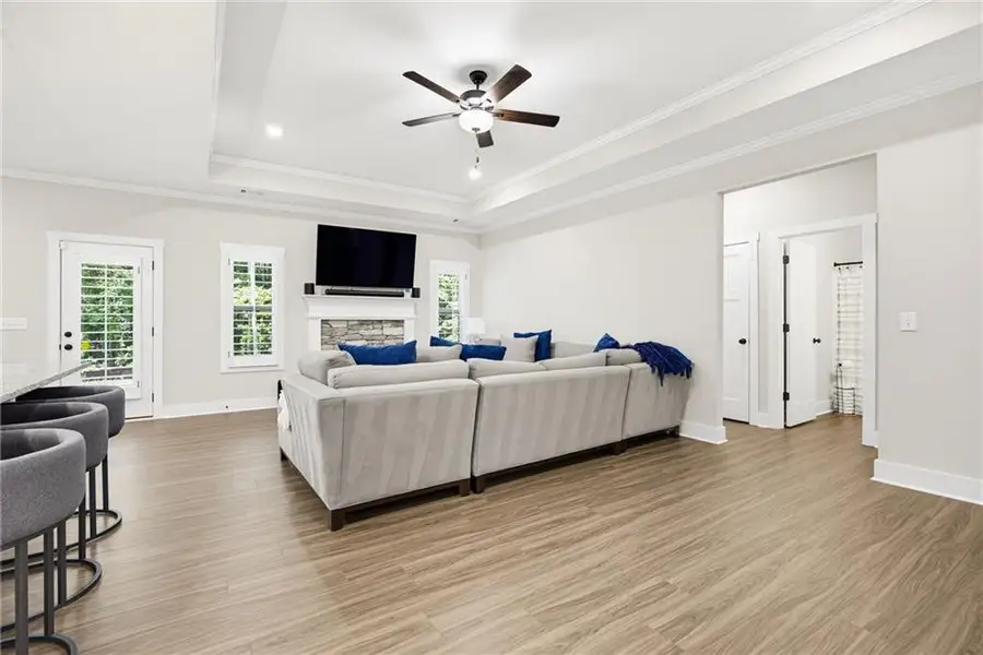 Furnished interior view inside a new home in , Dallas (Image 31).
