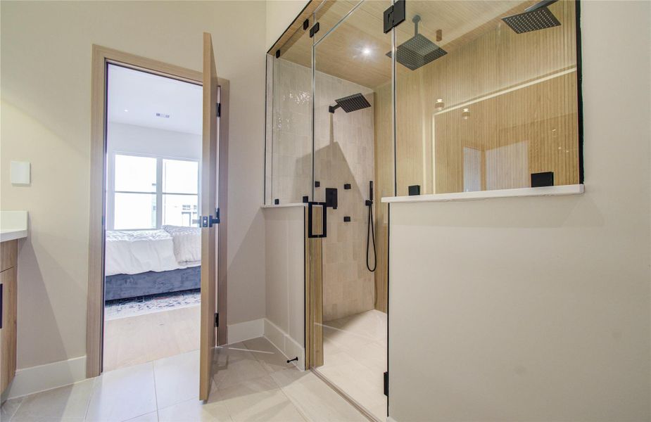 Furnished interior view inside a new home in , Houston (Image 35).