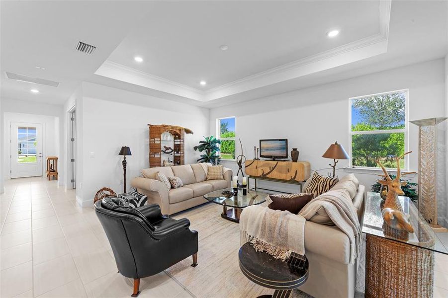 Furnished interior view inside a new home in , Punta Gorda (Image 5).