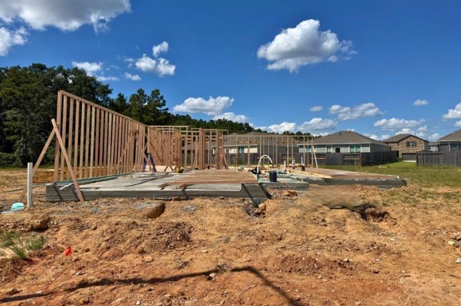 Site preparation for new homesites in Caney Mills, Conroe (Image 4). Site preparation for new homesites in Caney Mills, Conroe (Image 4).