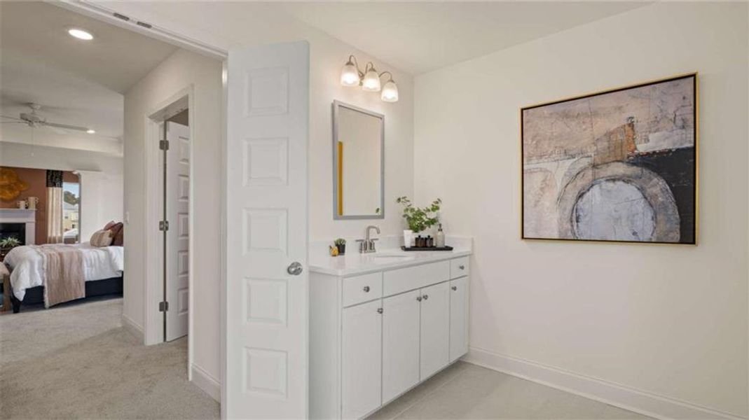 Furnished interior view inside a new home in The Gates at Pates Creek, Hampton (Image 40).