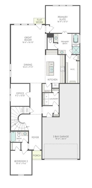 Image 29 representing the Hawk by Tri Pointe Homes in Garden Glen at Clopton Farms, Montgomery, TX.