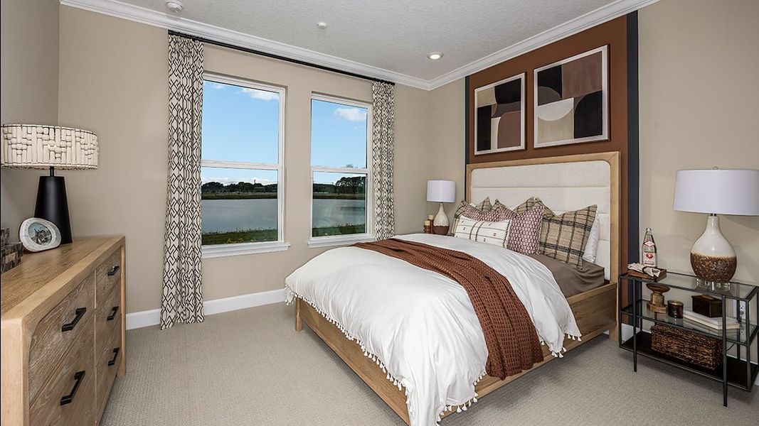 Furnished interior view inside a new home in Hammock at Two Rivers, Zephyrhills (Image 20). Furnished interior view inside a new home in Hammock at Two Rivers, Zephyrhills (Image 20).