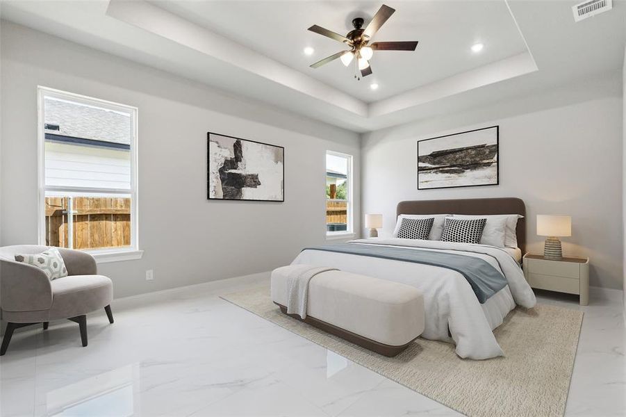Furnished interior view inside a new home in , Fort Worth (Image 15).