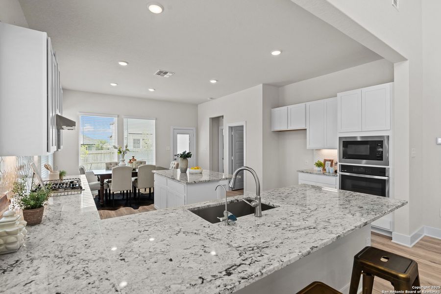 Furnished interior view inside a new home in Hunters Ranch, San Antonio (Image 14). Furnished interior view inside a new home in Hunters Ranch, San Antonio (Image 14).