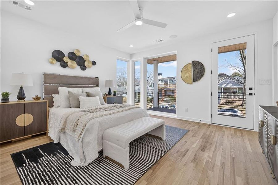 Furnished interior view inside a new home in , Atlanta (Image 33). Furnished interior view inside a new home in , Atlanta (Image 33).