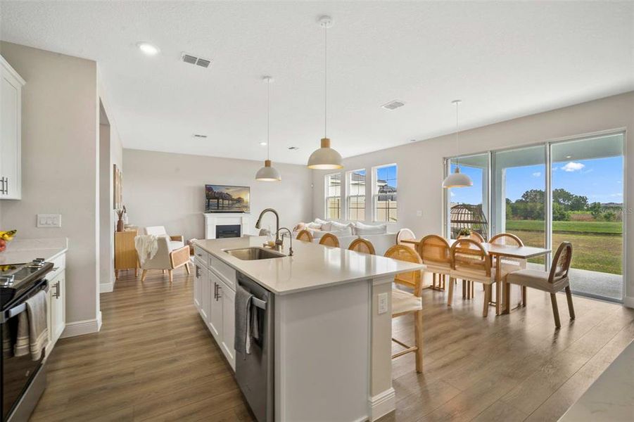 Furnished interior view inside a new home in Mirada, San Antonio (Image 12).