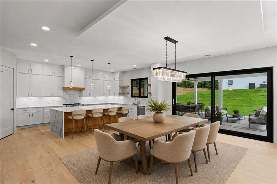 Furnished interior view inside a new home in , Lawrenceville (Image 30).