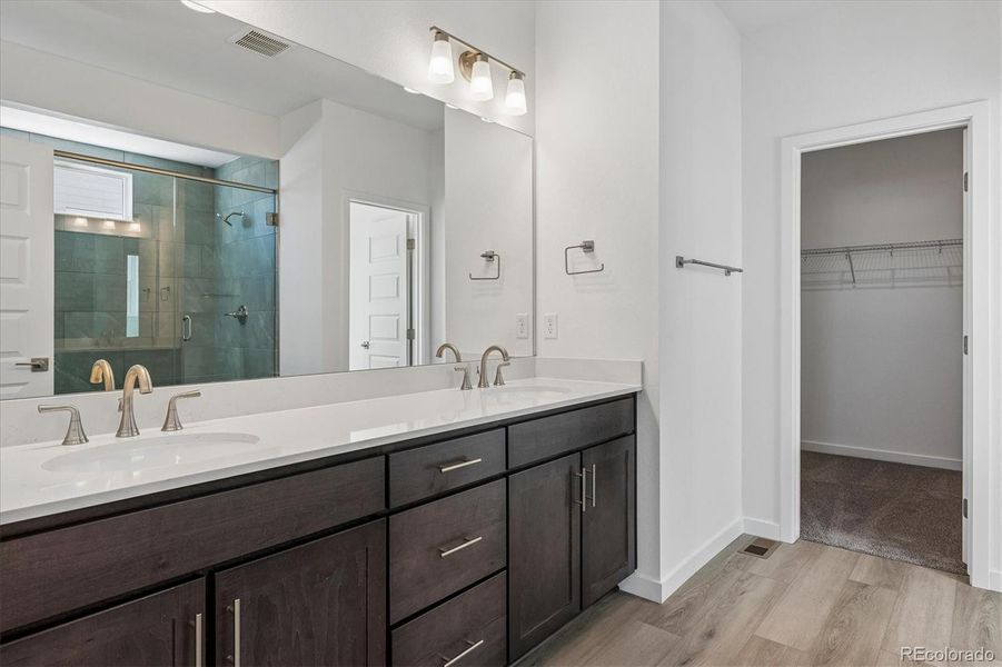 Furnished interior view inside a new home in The Summit at Meridian, Englewood (Image 11).