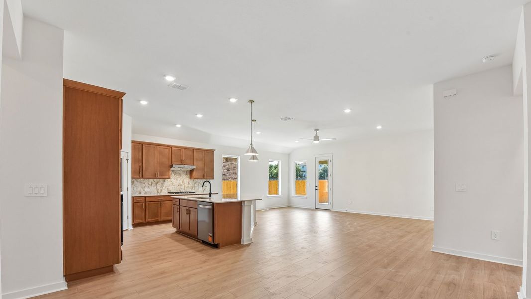Furnished interior view inside a new home in Rosenbusch Ranch, Leander (Image 9).