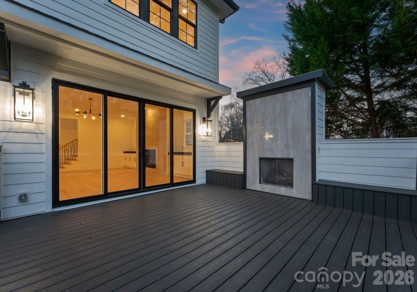 Exterior details and patio area of a home in , Charlotte (Image 25).
