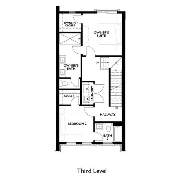 2D floor plan layout of this home in Hayden Westside, Atlanta, GA (Image 4). 2D floor plan layout of this home in Hayden Westside, Atlanta, GA (Image 4).