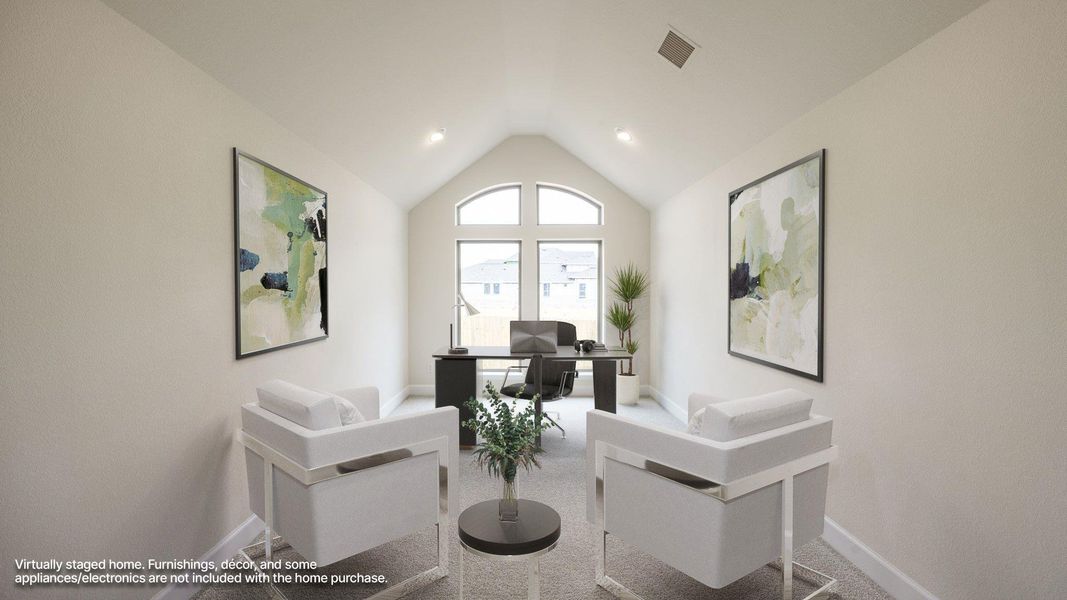 Furnished interior view inside a new home in Santa Rita Ranch - Tierra Rosa, Liberty Hill (Image 6).