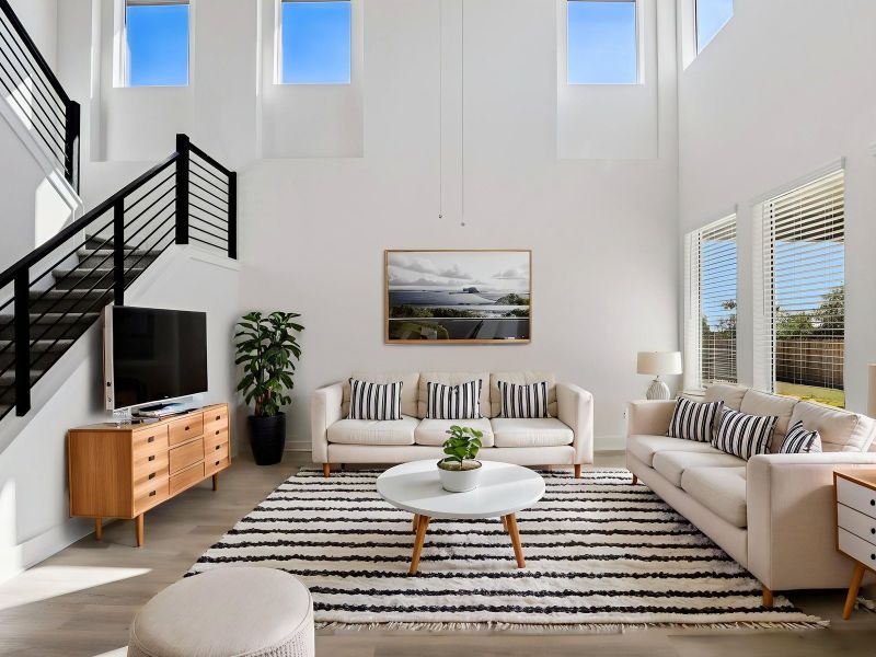 Furnished interior view inside a new home in Arcadia Ridge - Classic Series, San Antonio (Image 4).