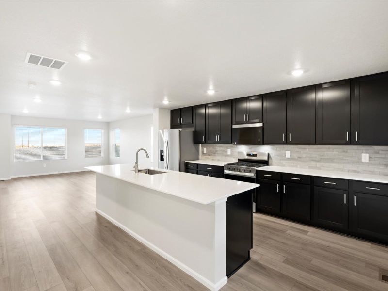 Furnished interior view inside a new home in Three Hills, Morrison (Image 4).