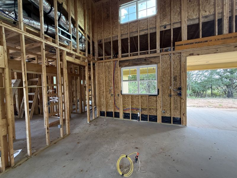 In-progress construction of a new home in Monarch Manor, Poolville, TX (Image 18).