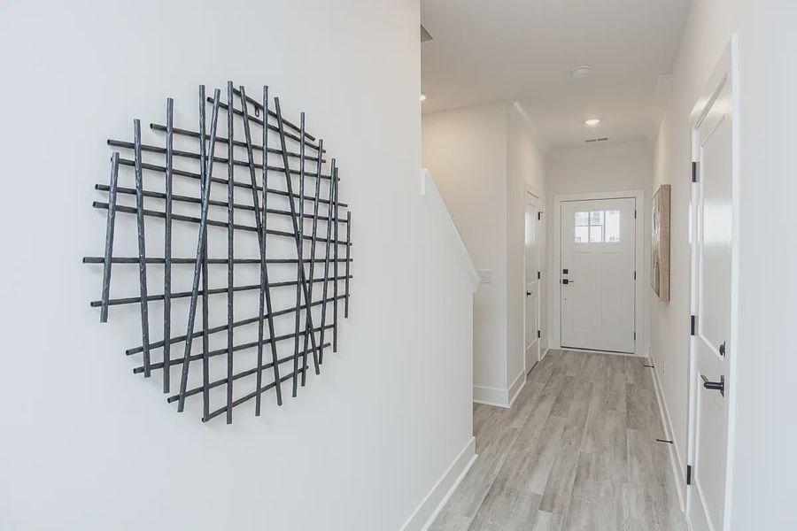 Representative unfurnished interior of a home built from the 1557 Townhome by Adams Homes in Parkstone Place Townhomes, Roebuck (Image 20).