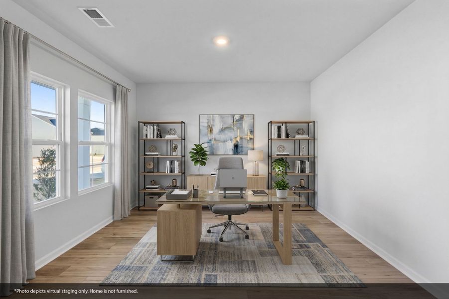 Furnished interior view inside a new home in Fieldstone, Lexington (Image 11).