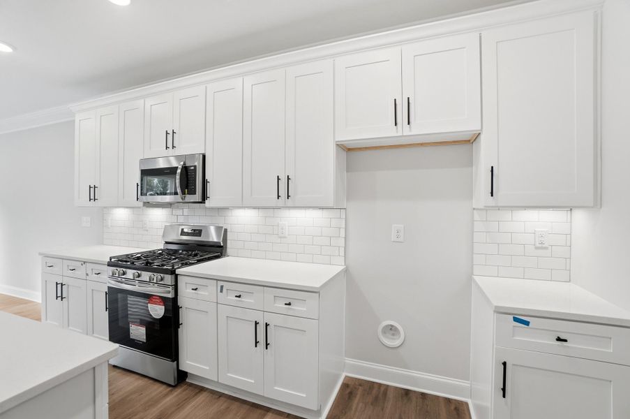 Furnished interior view inside a new home in Harrisburg Village Townhomes, Harrisburg (Image 16).
