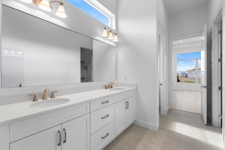 Furnished interior view inside a new home in PGA Village Verano, Port St. Lucie (Image 7).