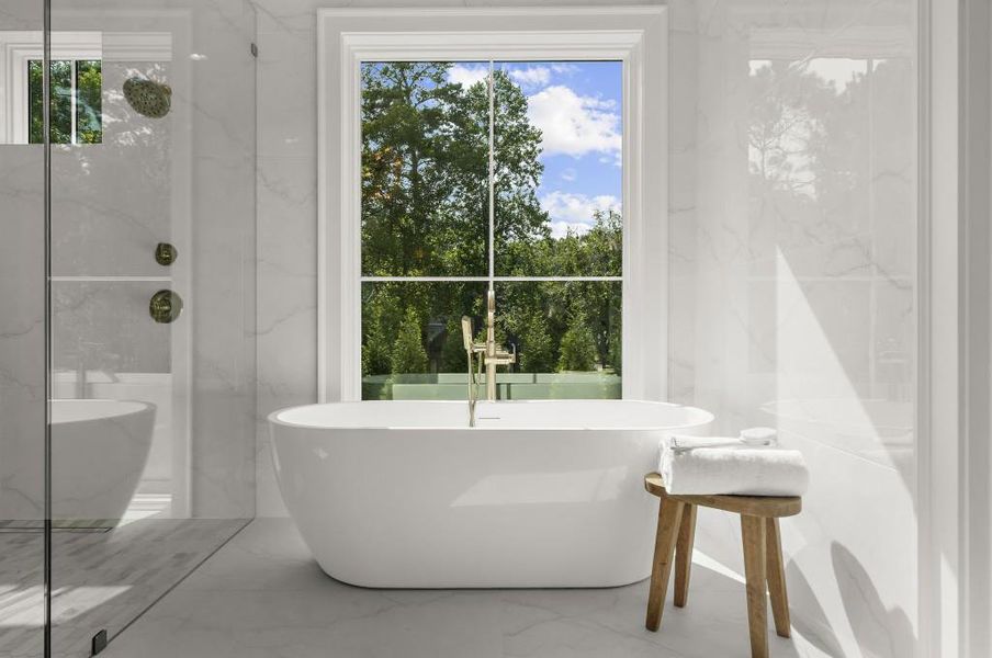 Furnished interior view inside a new home in , Alpharetta (Image 55).