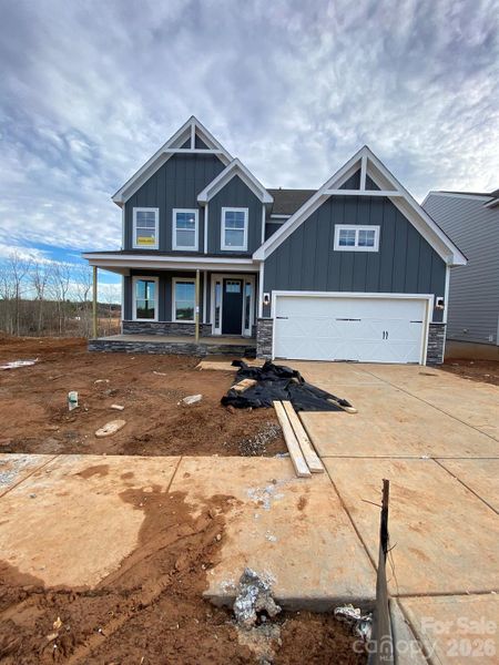 In-progress construction of a new home in The Meadows at Laurelbrook, Sherrills Ford, NC (Image 14).