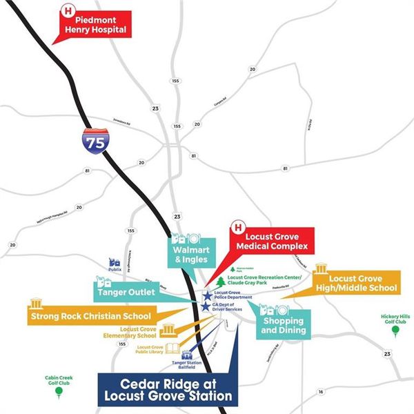 Image 41 of a home in Locust Grove Station - Cedar Ridge.