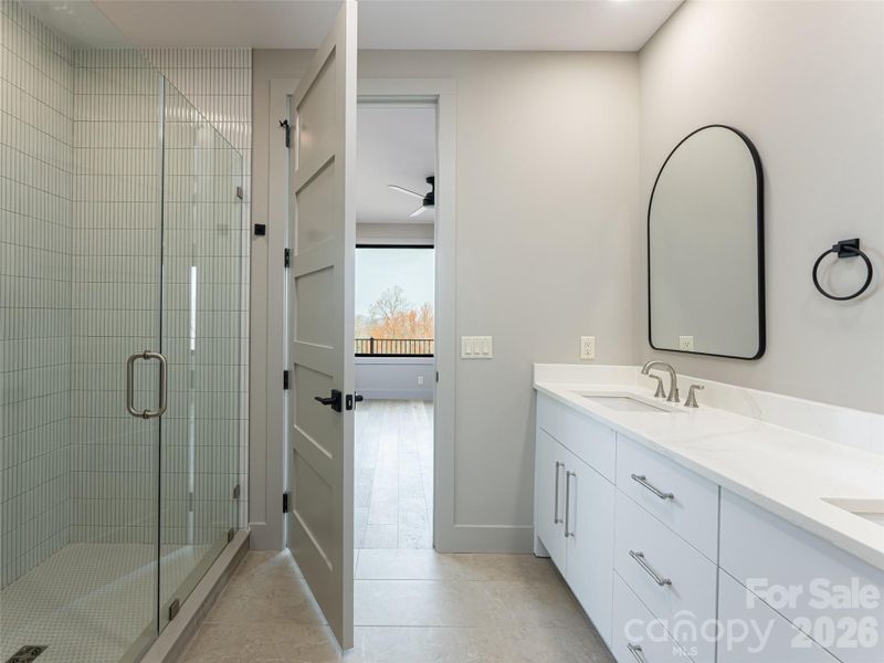 Full Bath in Basement