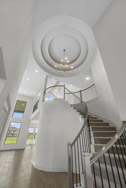 Spacious, unfurnished interior of a new home in Bridgeland, Cypress (Image 9). Spacious, unfurnished interior of a new home in Bridgeland, Cypress (Image 9).