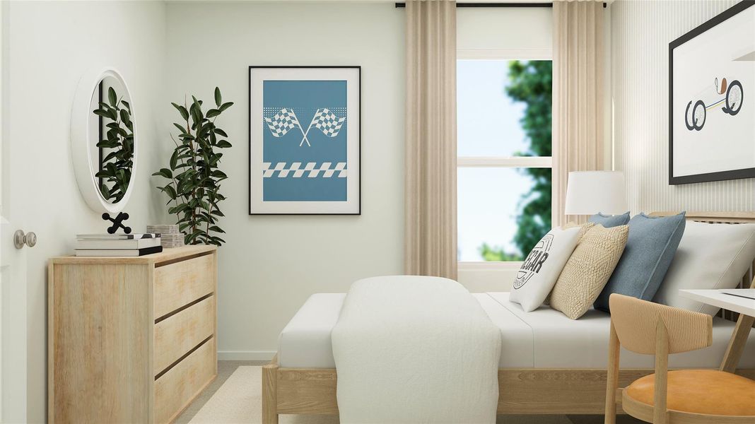 Furnished interior view inside a new home in Elm Creek, Elgin (Image 11).