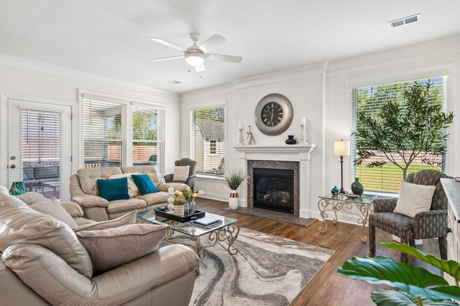 Furnished interior view inside a new home in , Huger (Image 46).