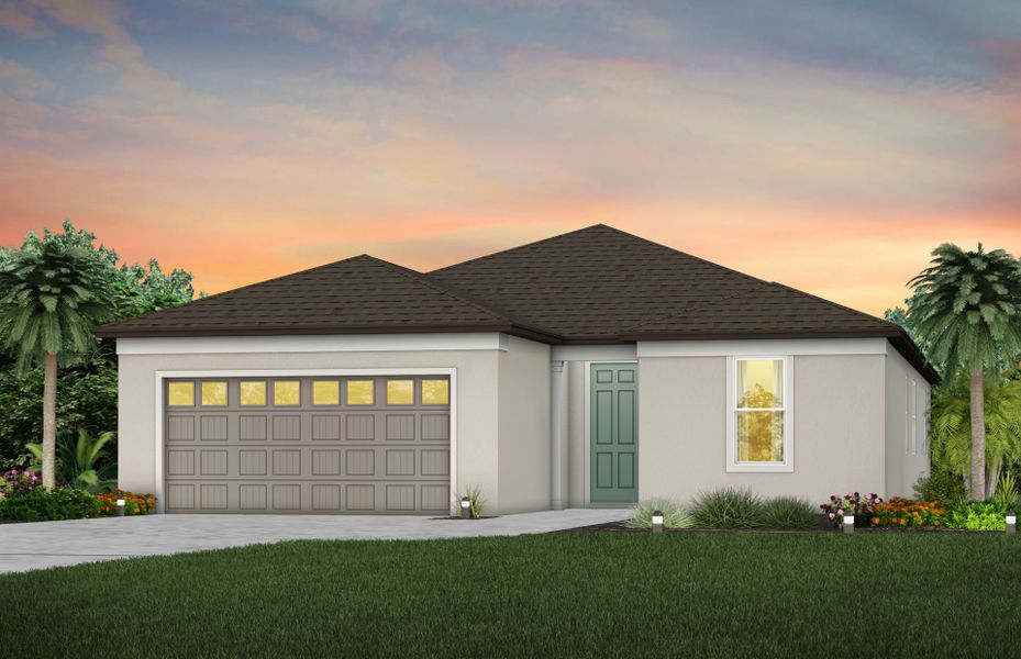 Representative exterior photo of a completed home built from the Mystique by Pulte Homes in Seaire, Parrish, FL (Image 24).