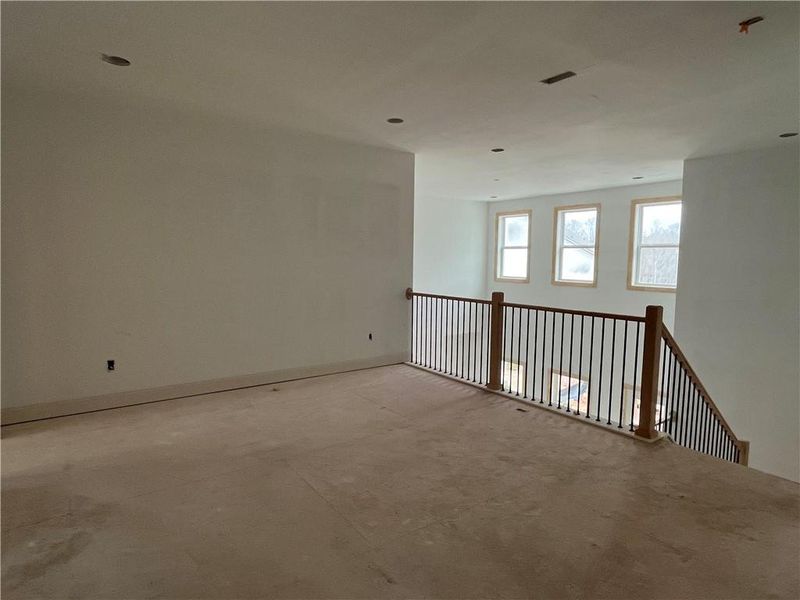 In-progress construction of a new home in East Harbor II at Chestatee, Dawsonville, GA (Image 65).