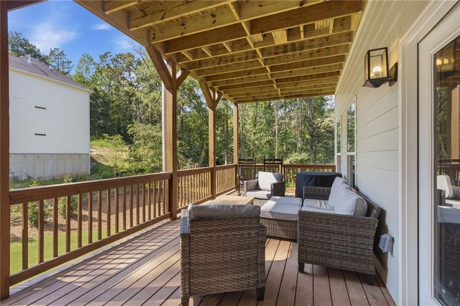 Exterior details and patio area of a home in , Cumming (Image 24).