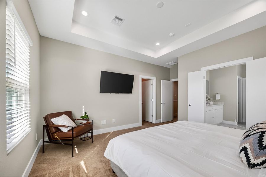 Furnished interior view inside a new home in Scranton Estates, Houston (Image 34).